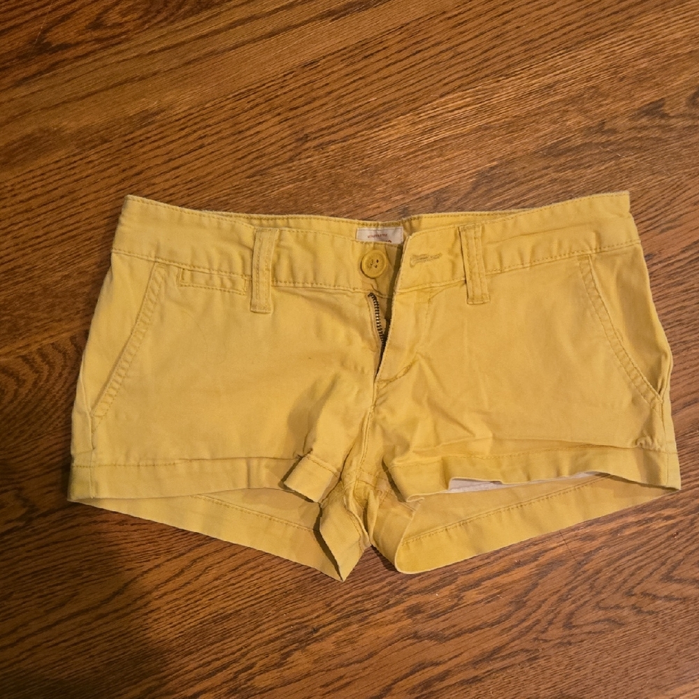 Mossimo Supply Co. High Waist Yellow Shorts